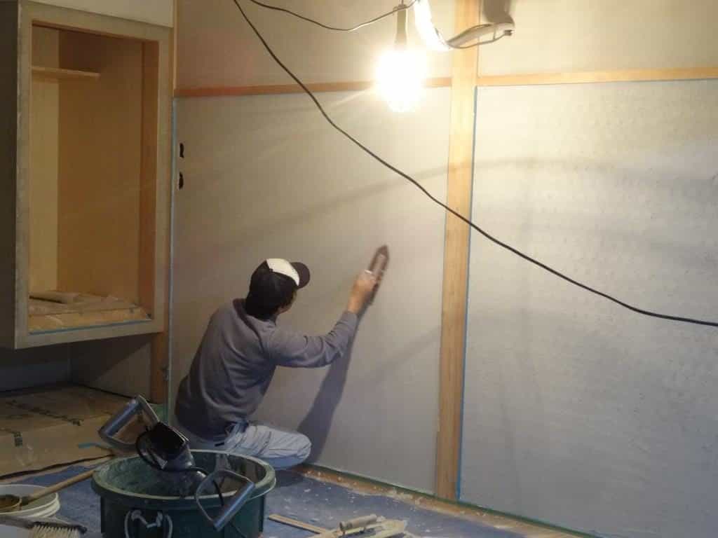 左官下地内部