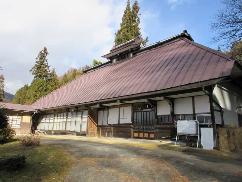 眺めの良い古民家小川村外観